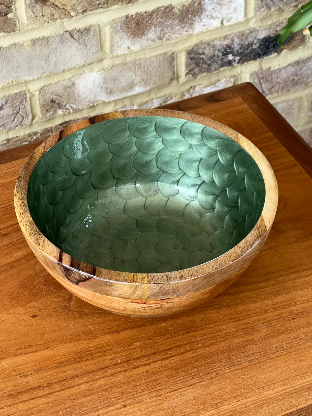 Small Bowl in Olive Green (18cm)