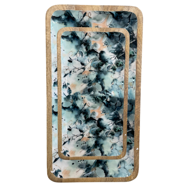 Blue Marble Platter