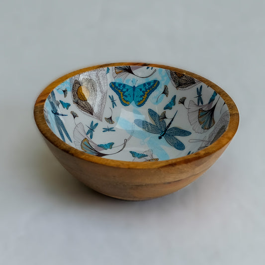 Small Blue Butterfly Bowl