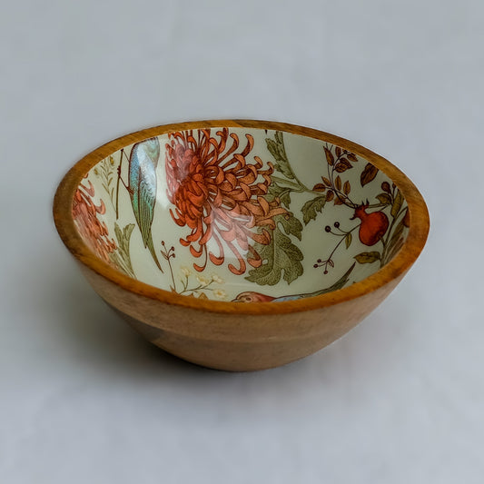 Small Orange Bird Bowl