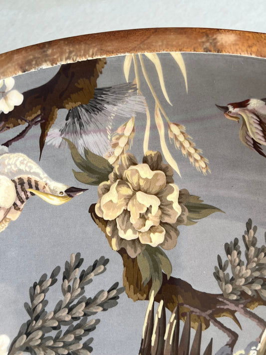 SALE Large Peacock Grey Bowl (B GRADE) 50# discount