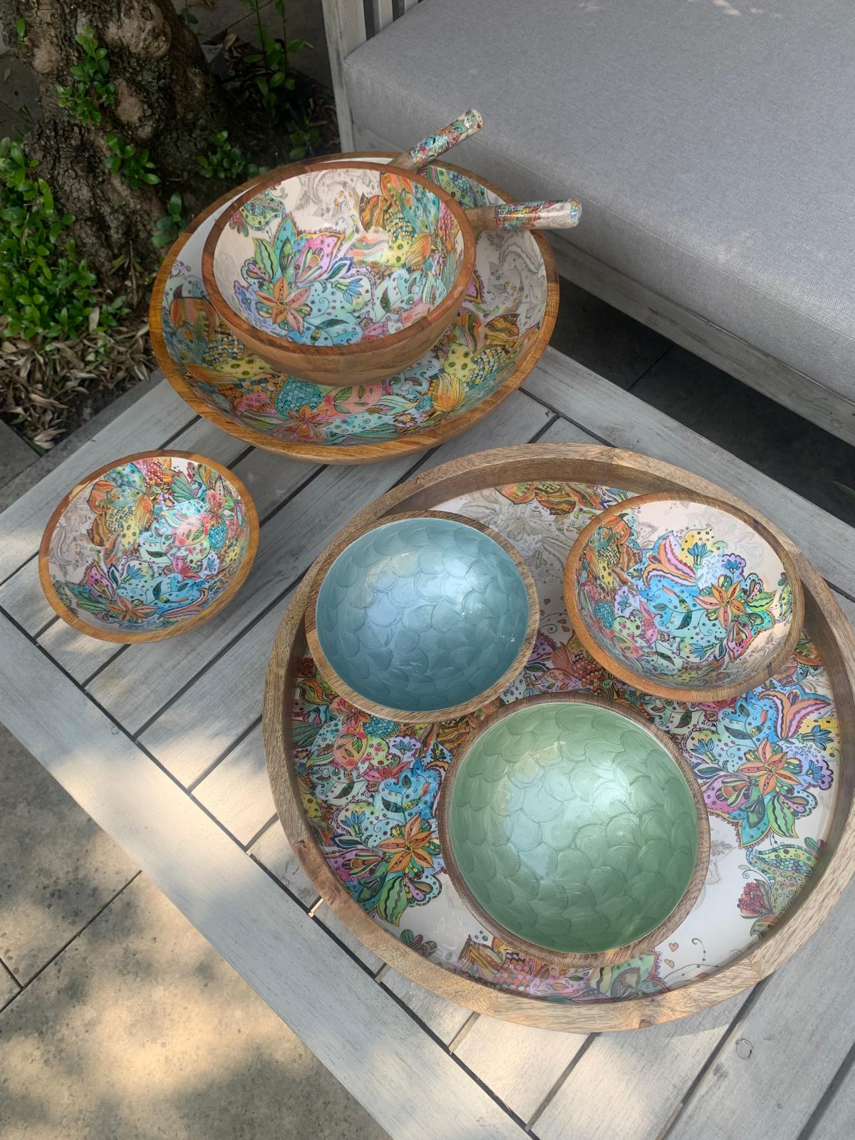 Small 'Flower Power Paisley' Bowl
