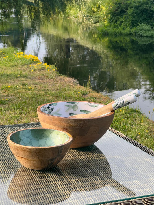 'Olive Leaf' Salad Servers