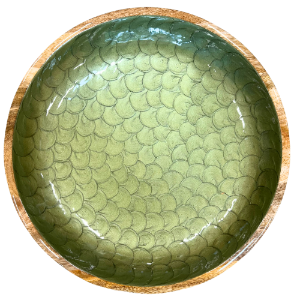 Large Salad Bowl Set 'Olive Green'