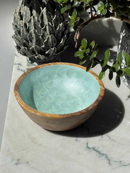 Small Bowl in Aqua Marine (18cm)