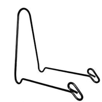 display stand in black iron suitable for large bowls and platters