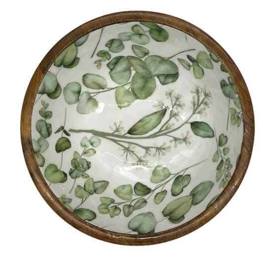Medium Green Leaves Bowl